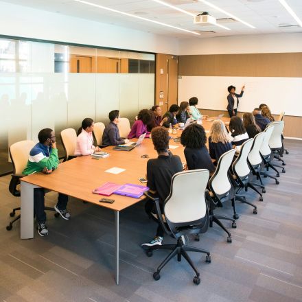 People Having Meeting Inside Conference Room